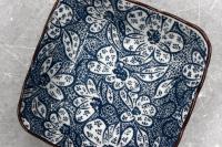 Cornflower Blue Modern Handmade Clay Plate