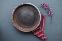 Cornflower Blue Modern Handmade Clay Plate