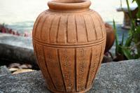Gothic Greek Clay Pot
