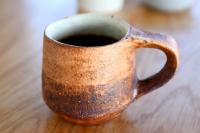 Rustic Blue Handcrafted Coffee Cup 