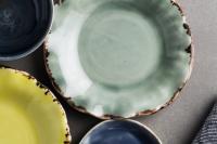 Cornflower Blue Modern Handmade Clay Plate