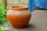 Gothic Greek Clay Pot