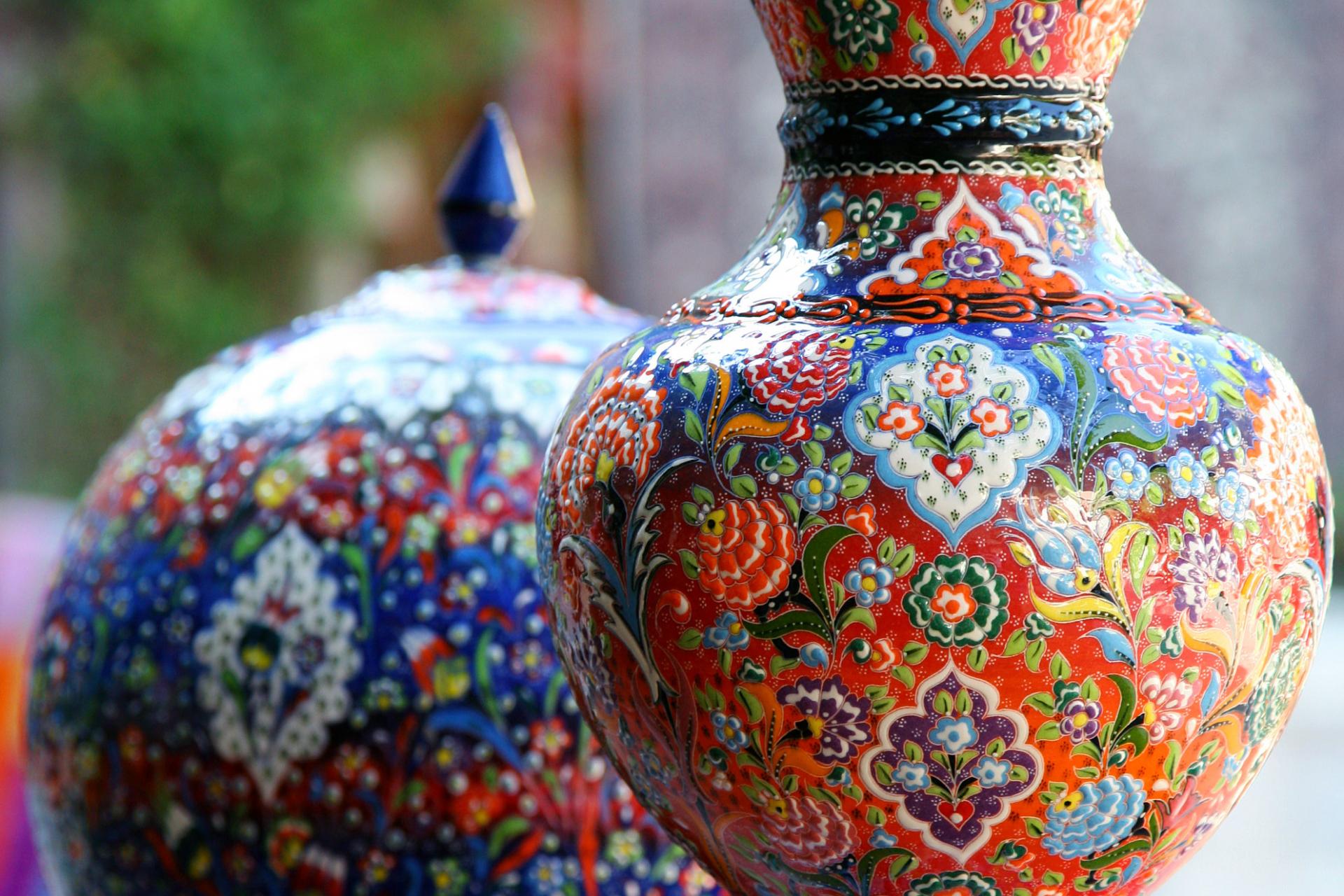 Rustic Spanish Hand Made Vase