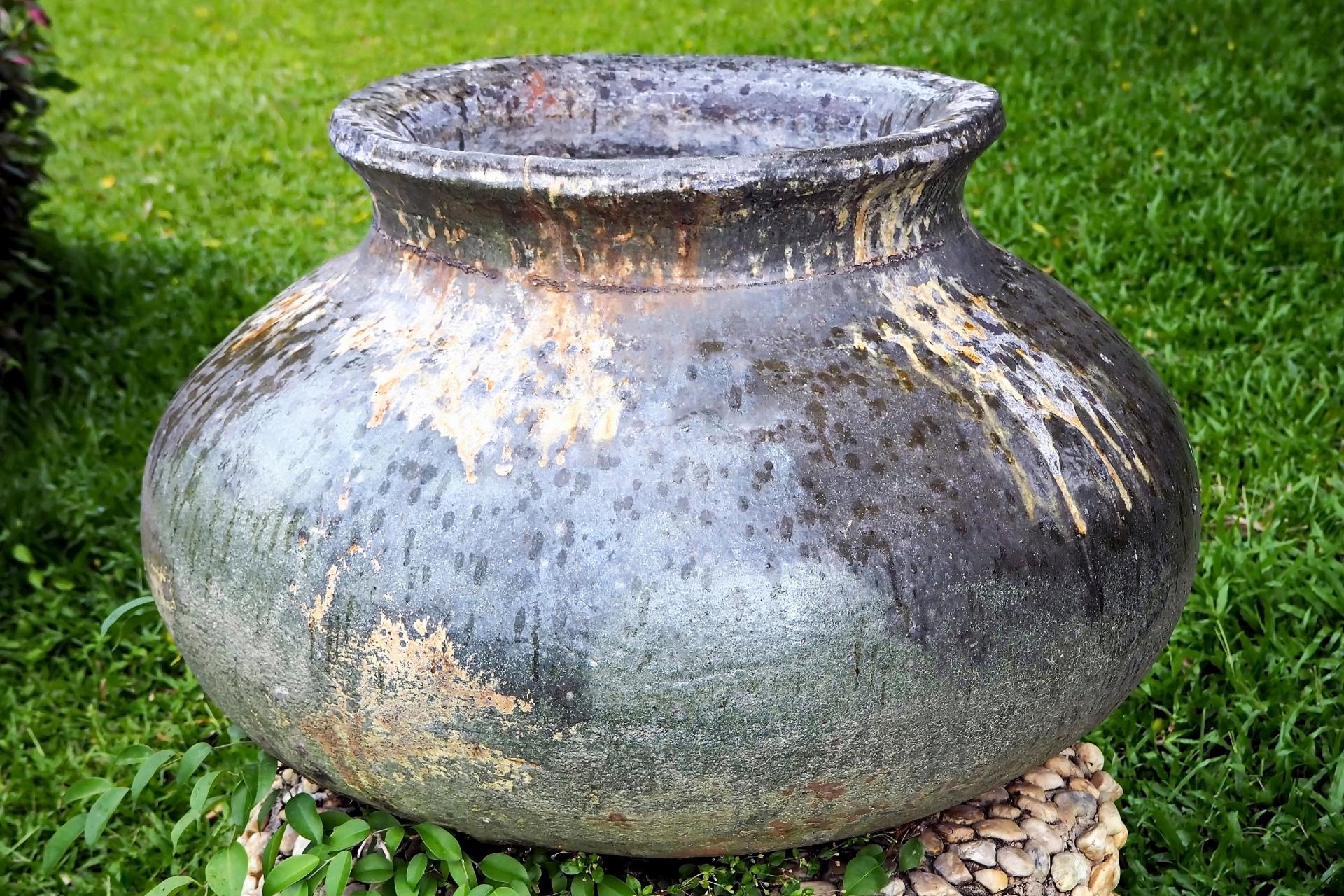 Gothic Greek Clay Pot
