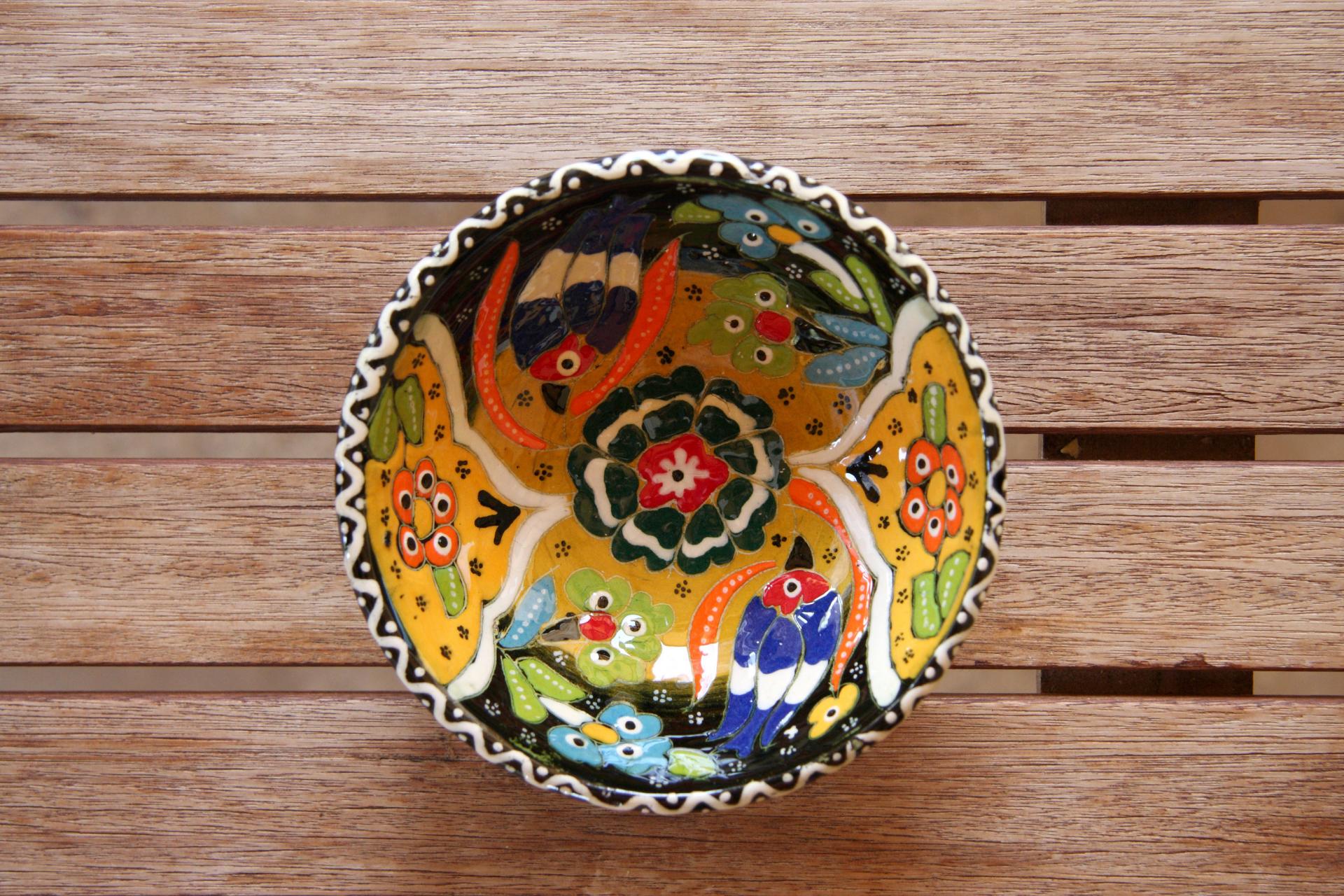 Navy Clay Bowl